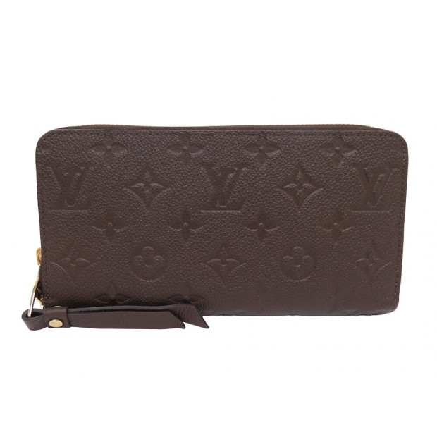 NEUF PORTEFEUILLE LOUIS VUITTON ZIPPY CUIR MONOGRAM EMPREINTE M60548 WALLET 800€