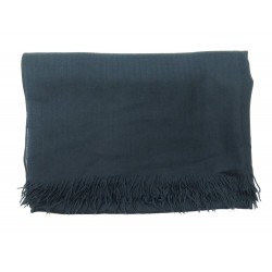 ETOLE HERMES 145 X 200 CM EN CACHEMIRE & LAINE NOIR WOOL CASHMERE SCARF 1200€