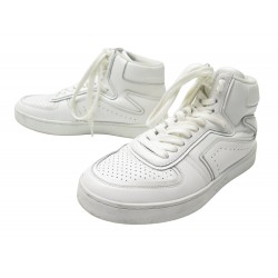 CHAUSSURES CELINE TRAINER 36 CT-01 BASKETS MONTANTES EN CUIR SNEAKERS SHOES 720€