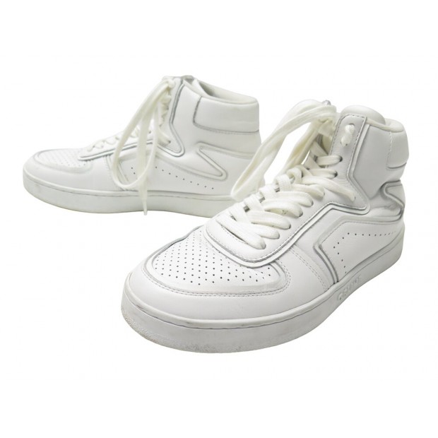 CHAUSSURES CELINE TRAINER 36 CT-01 BASKETS MONTANTES EN CUIR SNEAKERS SHOES 720€