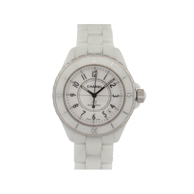 NEUF MONTRE CHANEL J12 H0970 38 MM CERAMIQUE BLANCHE AUTOMATIQUE WATCH 8000€