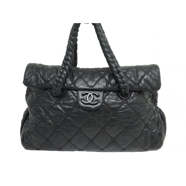 SAC A MAIN CHANEL CABAS JUMBO FERMOIR TIMELESS POIGNEES TRESSEES HANDBAG 6000€