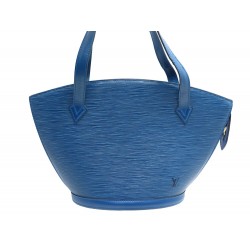 SAC A MAIN LOUIS VUITTON SAINT JACQUES PM EN CUIR EPI BLEU M52265 PURSE 1580€