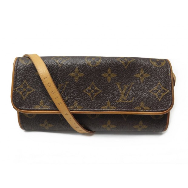 SAC POCHETTE LOUIS VUITTON TWIN CEINTURE EN TOILE MONOGRAM M51852 POUCH 1200€