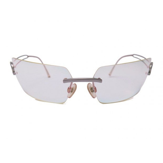 LUNETTES DE SOLEIL CHANEL 4051-B EN METAL ARGENTE SILVER STEEL SUNGLASSES 450€