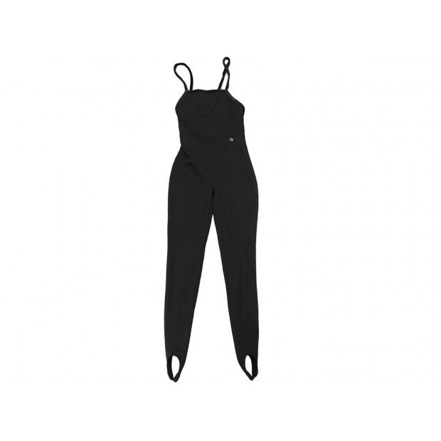 NEUF COMBINAISON PANTALON CHANEL P64465 M 38 NOIR BLACK JUMPSUIT TROUSERS 4100€