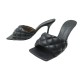 CHAUSSURES BOTTEGA VENETA MULES PADDED 40 CUIR NOIR SANDALES SHOES SANDALS 900€