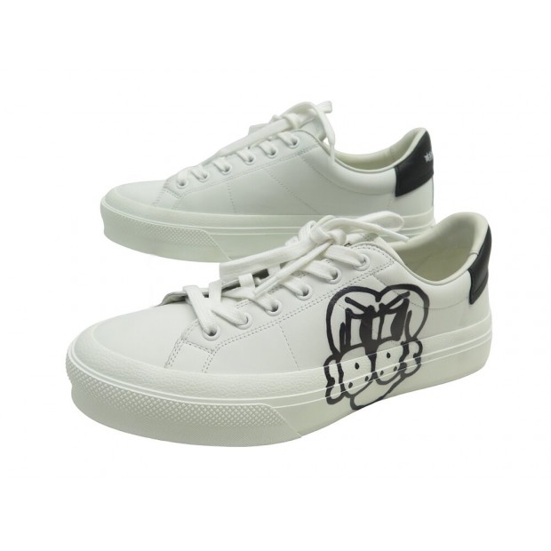 NEUF CHAUSSURES GIVENCHY NEW CITY BH005VH13N BASKETS 39 CUIR SNEAKERS SHOES 550€