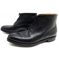 NEUF CHAUSSURES JOHN LOBB CHAMBORD II 8695 BOTTINES 9.5E 43.5 NOIR BOOTS 1050€