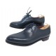 NEUF CHAUSSURES JM WESTON 341 RICHELIEU ONE CUT 8E 42 LARGE CUIR BLEU SHOES 970€