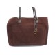 SAC A MAIN LORO PIANA CABAS FAE5398 EN DAIM MARRON SUEDE HAND BAG PURSE 4500€