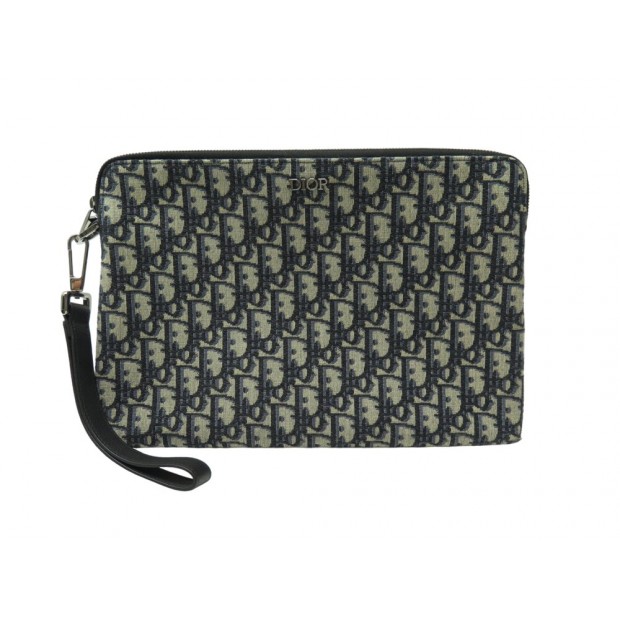 NEUF POCHETTE CHRISTIAN DIOR TOILE JACQUARD OBLIQUE 2OBCA251YSE NEW CLUTCH 1100€