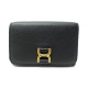 NEUF PORTEFEUILLE CHLOE MARCIE COMPACT CHC23AP097I31001 CUIR GRAINE WALLET 575€