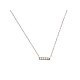 COLLIER VANRYCKE MEDELLIN 5 DIAMANT 0.02CT CM6B1-01 40-42 OR BLANC NECKLACE 620€