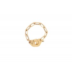 BAGUE DINH VAN CHAINE MENOTTES R7 207101 T 53 OR JAUNE 18K YELLOW GOLD RING 710€