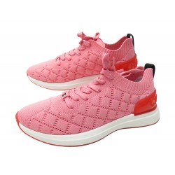 NEUF CHAUSSURES CHANEL SNEAKERS CC TRAINER G35549 BASKETS TOILE 40.5 SHOES 1130€