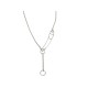 COLLIER HERMES SAUTOIR CHAINE D'ANCRE PUNK LONG ARGENT 925 90-100 NECKLACE 2165€