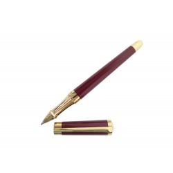 NEUF STYLO BILLE ST DUPONT LIBERTE ROLLERBALL LAQUE CHINE ROUGE + BOITE PEN 576€