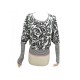 PULL CHANEL IMPRIME P28510K00113 COLLECTION 2006 M 40 COTON RUNWAY SWEAT 2750€