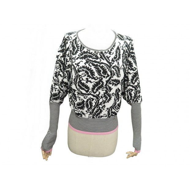 PULL CHANEL IMPRIME P28510K00113 COLLECTION 2006 M 40 COTON RUNWAY SWEAT 2750€