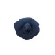 VINTAGE BROCHE CHANEL CAMELIA TOILE BLEU MARINE + BOITE BLUE CANVAS BROOCH 690€