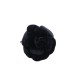 VINTAGE NEUF BROCHE CHANEL CAMELIA VELOURS NOIR + BOITE BLACK VELVET BROOCH 690€