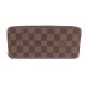 NEUF PORTEFEUILLE LOUIS VUITTON CLEMENCE TOILE DAMIER EBENE N60534 WALLET 485€