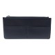 NEUF PORTEFEUILLE CHANEL PORTE CARTES MONNAIE CUIR BLEU MARINE CARDS HOLDER 670€