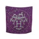 FOULARD HERMES VIF ARGENT D. RYBALTCHENKO CARRE 90 CM EN SOIE VIOLET SCARF 495€