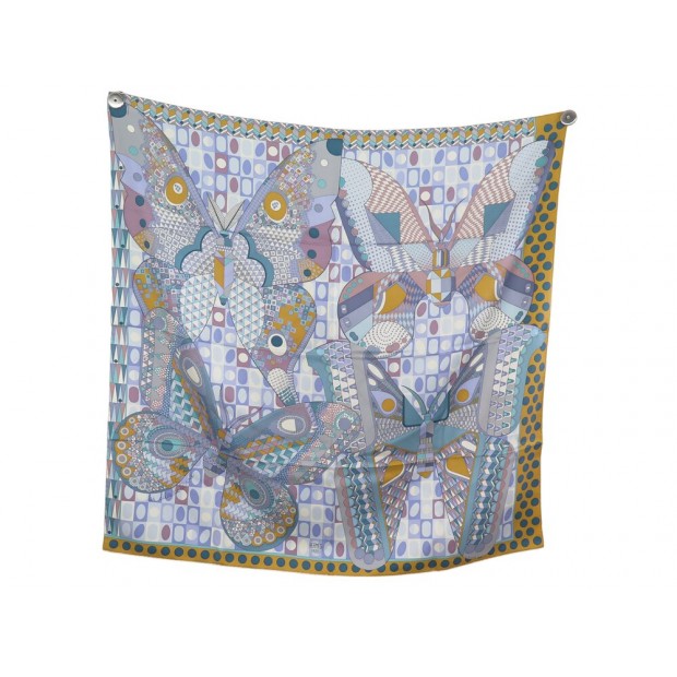 NEUF FOULARD HERMES LES AILES DE LA SOIE CARRE 90 CM NEW SILK SCARF 495€