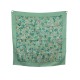 VINTAGE FOULARD HERMES L'ARBRE DE SOIE VERT CARRE 90 CM GREEN SCARF SILK 495€