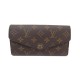 NEUF PORTEFEUILLE LOUIS VUITTON SARAH TOILE MONOGRAM M60531 CANVAS WALLET 550€