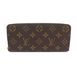 NEUF PORTEFEUILLE LOUIS VUITTON CLEMENCE TOILE MONOGRAM M61298 NEW WALLET 485€