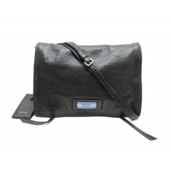 NEUF SAC A MAIN PRADA ETIQUETTE 1DB085 EN CUIR NOIR BANDOULIERE BAG PURSE 1850€