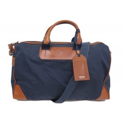 NEUF SAC DE VOYAGE MONTBLANC SARTORIAL JET DUFFLE BAG 118385 TOILE ET CUIR 805€