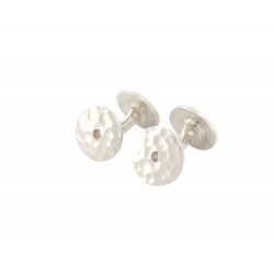 BOUTONS DE MANCHETTES DINH VAN DISQUE PI ARGENT MASSIF 925 9.9GR CUFFLINKS 490€