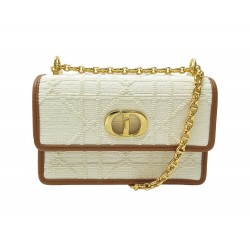 NEUF SAC A MAIN DIOR MINI MISS CARO COTON PIBIONES MACROCANNAGE HAND BAG 2400€