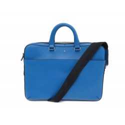 NEUF SACOCHE MONTBLANC URBAN ULTRA SLIM COBALT 124076 BANDOULIERE NEW BAG 1340€