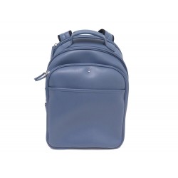 NEUF SAC A DOS MONTBLANC EN CUIR SARTORIAL BLEU NEW BLUE LEATHER BACKPACK 975€