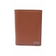 NEUF PORTEFEUILLE LANCEL PORTE CARTES EN CUIR CAMEL LEATHER CARTES WALLET 225€