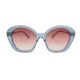 NEUF LUNETTES DE SOLEIL CHLOE CH0081S PLASTIQUE BLEU NEW BLUE SUNGLASSES 300€