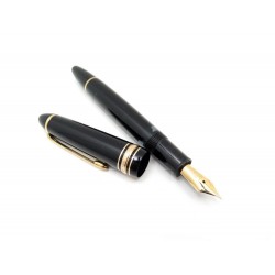 VINTAGE STYLO PLUME MONTBLANC MEISTERSTUCK 146 RESINE NOIR FOUNTAIN PEN 650€