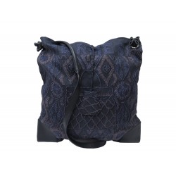 NEUF SAC A MAIN HERMES SILK CITY KELLY EN PERLES BANDOULIERE SOIE NOIRE HAND BAG