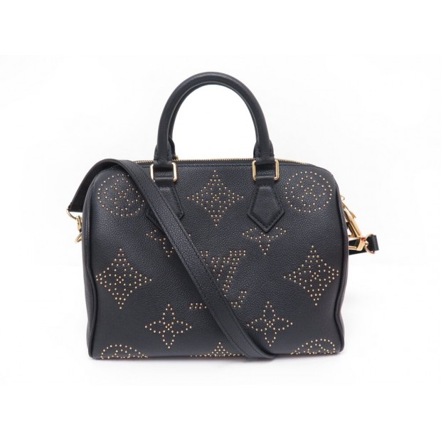 NEUF SAC A MAIN LOUIS VUITTON SPEEDY 25 M46736 MONOGRAM CLOUTE BANDOULIERE 2840€