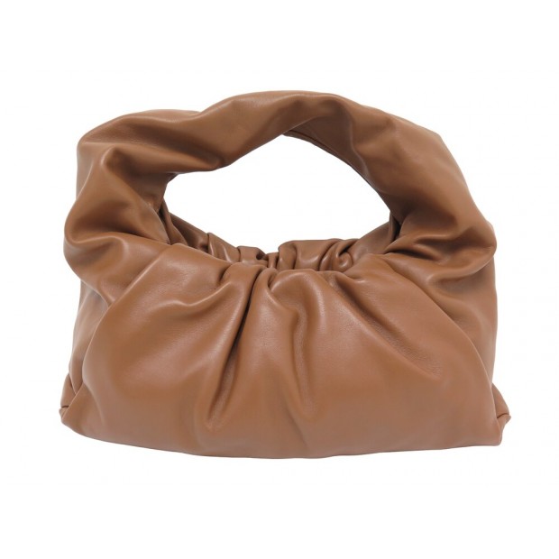 NEUF SAC A MAIN BOTTEGA VENETA THE SHOULDER POUCH CUIR CAMEL NEW HAND BAG 2900€