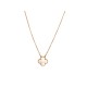 NEUF COLLIER VAN CLEEF & ARPELS PENDENTIF VINTAGE ALHAMBRA OR 18K NACRE 3050€