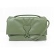 NEUF SAC A MAIN AMI PARIS VOULEZ VOUS ULL163 BANDOULIERE CUIR VERT HAND BAG 790€