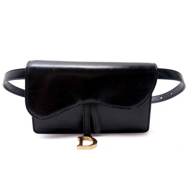 SAC A MAIN CHRISTIAN DIOR POCHETTE CEINTURE SADDLE BELT WAIST HAND BAG 1150€