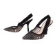 NEUF CHAUSSURES CHRISTIAN DIOR ESCARPINS SLINGBACK SWEET-D 37 SHOES PUMPS 1490€