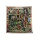 FOULARD HERMES LES CHEYENNES KERMIT OLIVER SOIE ECRUE CARRE SILK SCARF 495€